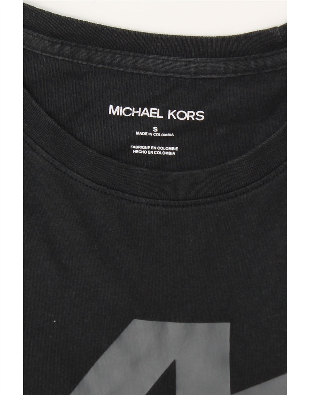Tricou grafic pentru bărbați MICHAEL KORS Top mic bumbac negru