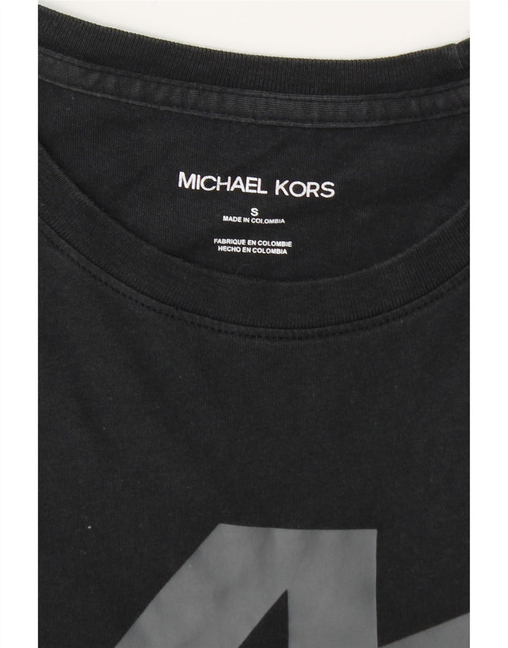 Tricou grafic pentru bărbați MICHAEL KORS Top mic bumbac negru