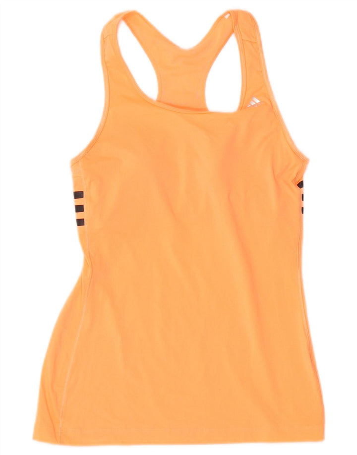 ADIDAS Climacool Vest Top pentru femei UK 4/6 XS Portocaliu