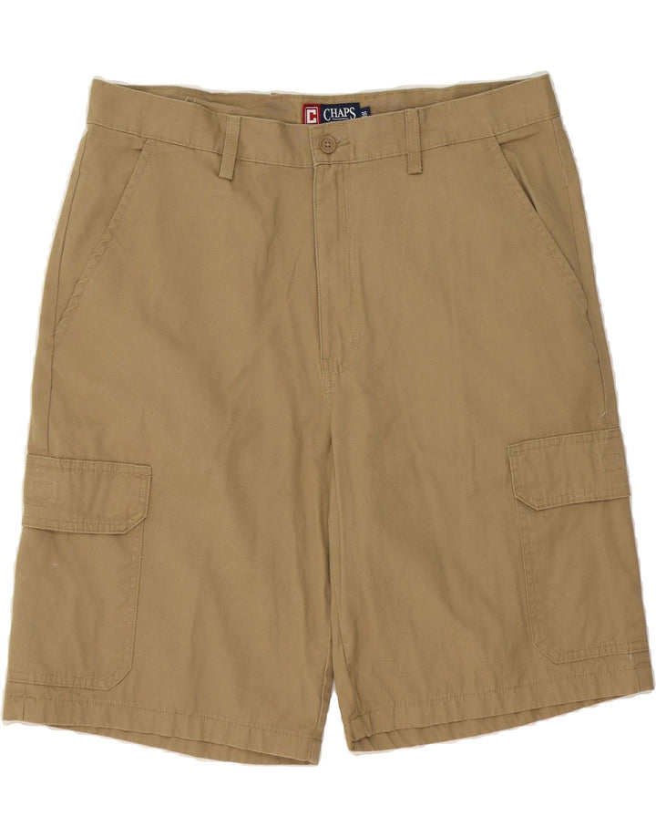 CHAPS Mens Cargo Shorts W36 Large  Beige Cotton Vintage Chaps and Second-Hand Chaps from Messina Hembry 