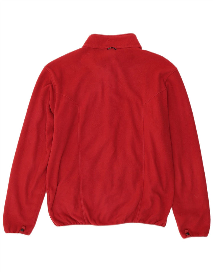 The North Face Mens Liner Fleece Jacket UK 38 Medium Red Poliester