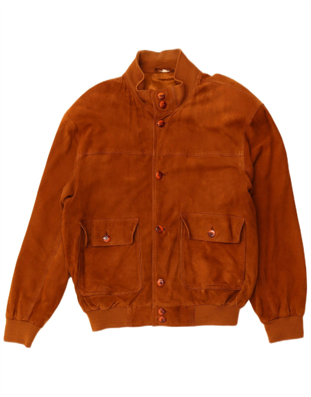 Bomber VINTAGE pentru bărbați din piele intoarsa EU 52 XL din piele bej