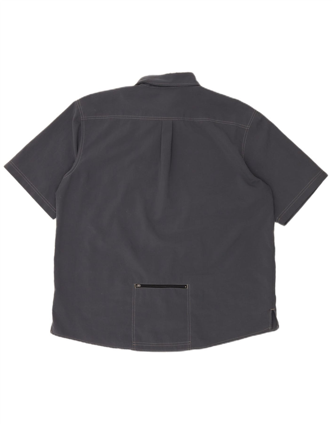 Cămașă cu mânecă scurtă pentru bărbați ADIDAS UK 46/48 XL bleumarin poliester