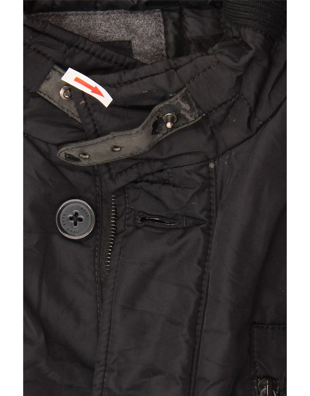 Jachetă utilitare pentru bărbați Hugo Boss UK 54 2XL Poliamidă neagră