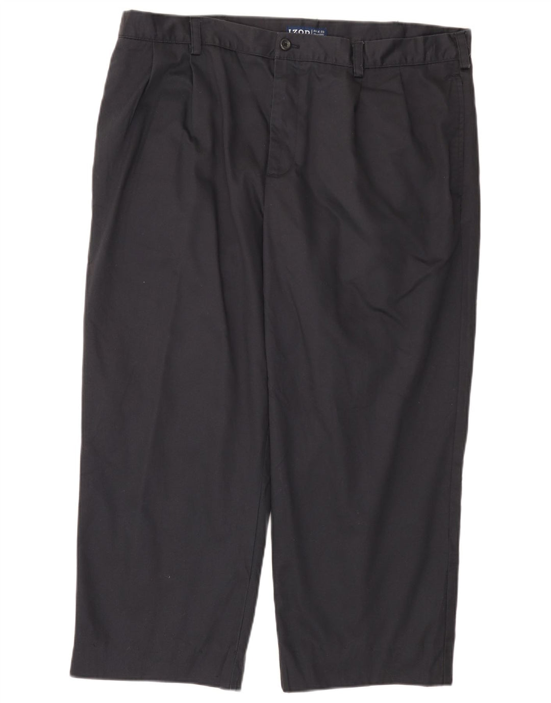 Pantaloni tăiați pentru bărbați IZOD, cu ajustare clasică, L40 L25, bleumarin