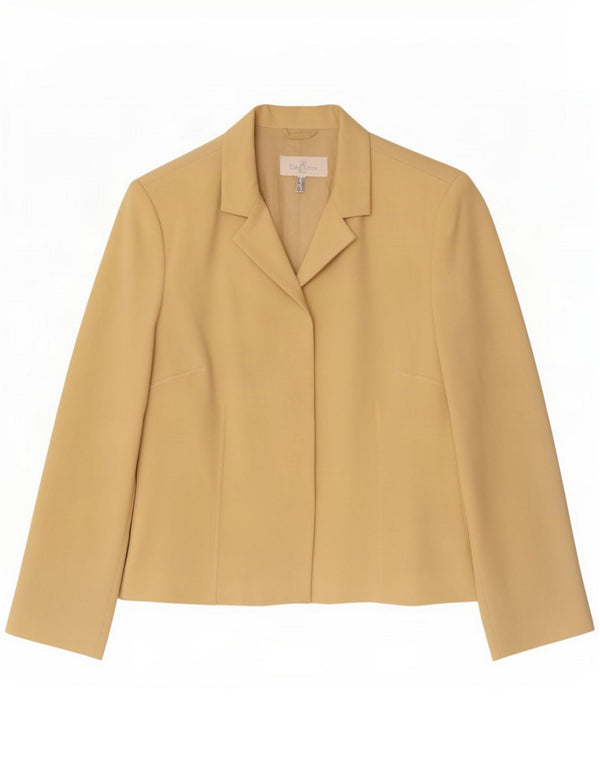 Elegance Blazer Jacket pentru femei UK 16 Large Beige