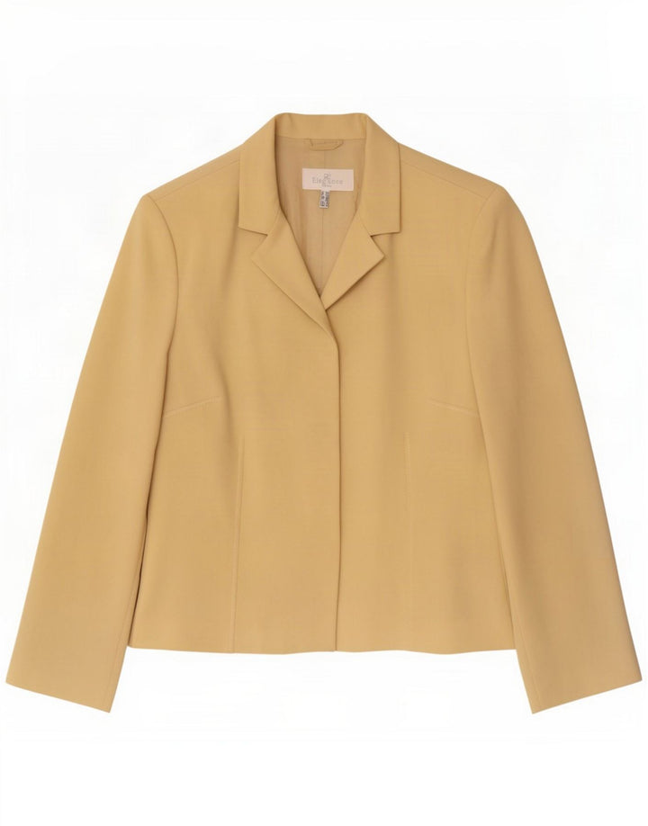 Elegance Blazer Jacket pentru femei UK 16 Large Beige