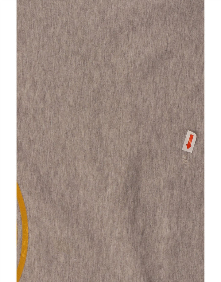 Hanorac grafic pentru bărbați ADIDAS Pulover din bumbac gri mediu