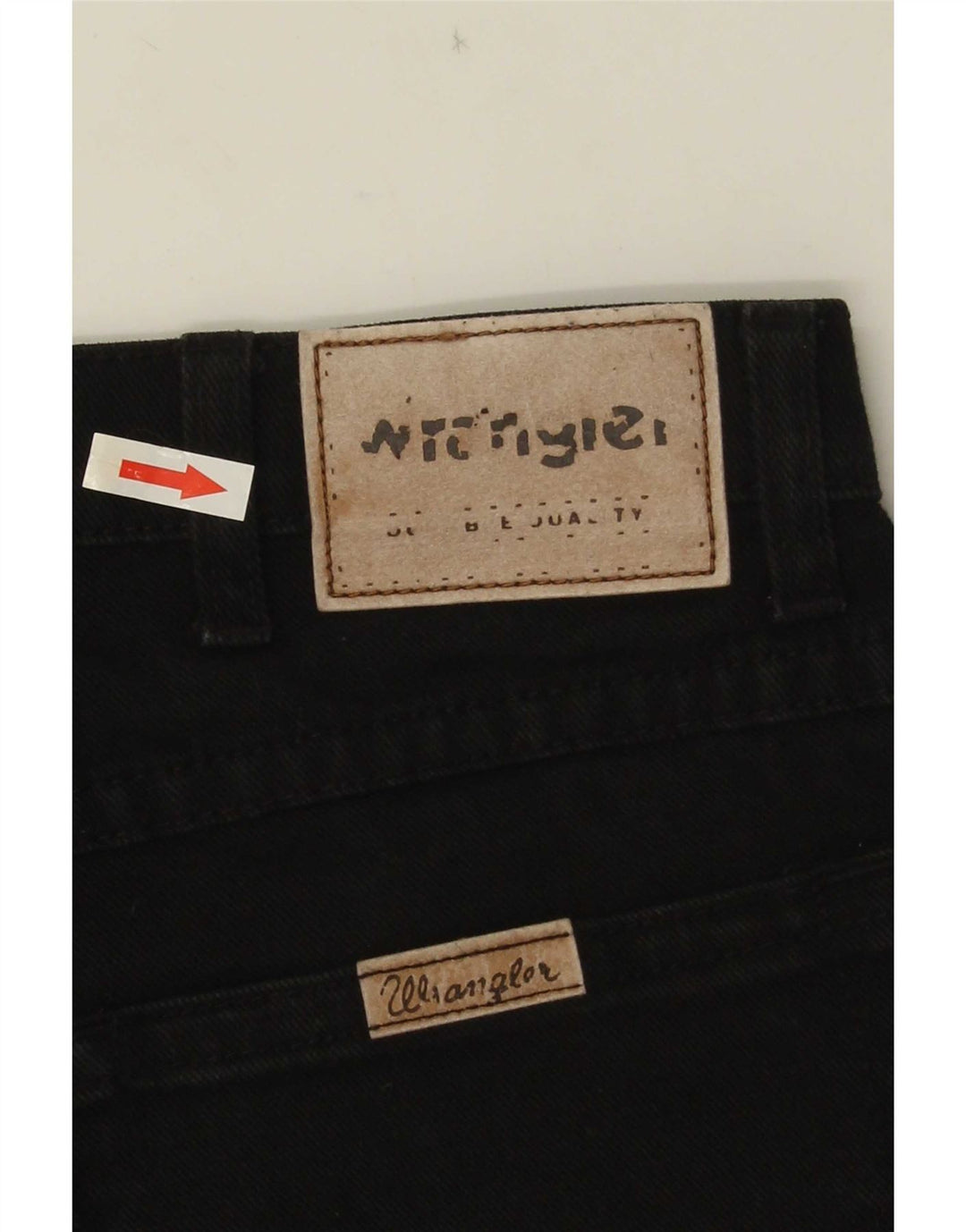 Blugi drepti Wrangler pentru bărbați, cu ajustare normală, W32 L30, bumbac negru