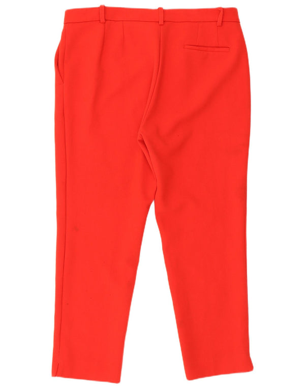 Pantaloni tăiați conici pentru femei Marks & Spencer UK 16 Large W34 L26 Red