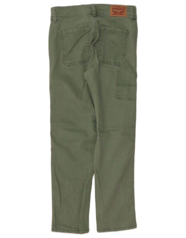 Blugi drepti cu talie înaltă pentru femei LEVI'S 724 L25 L25 bumbac verde