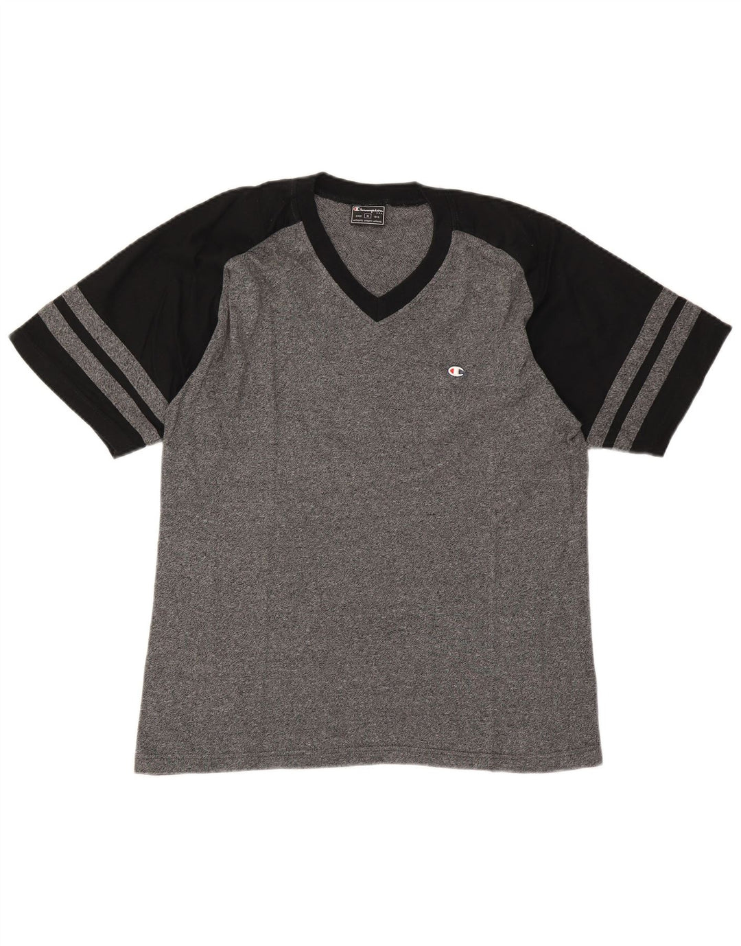 Tricou pentru bărbați Champion Top Medium Gri din bumbac color bloc