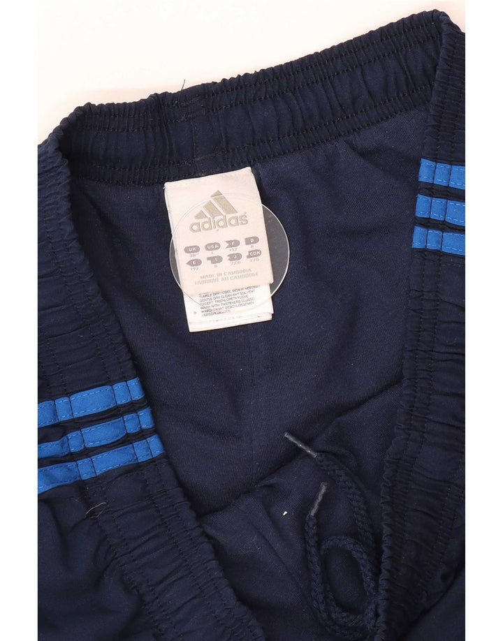 Pantaloni de trening pentru bărbați Adidas Pantaloni de jogging mari, bleumarin, poliester