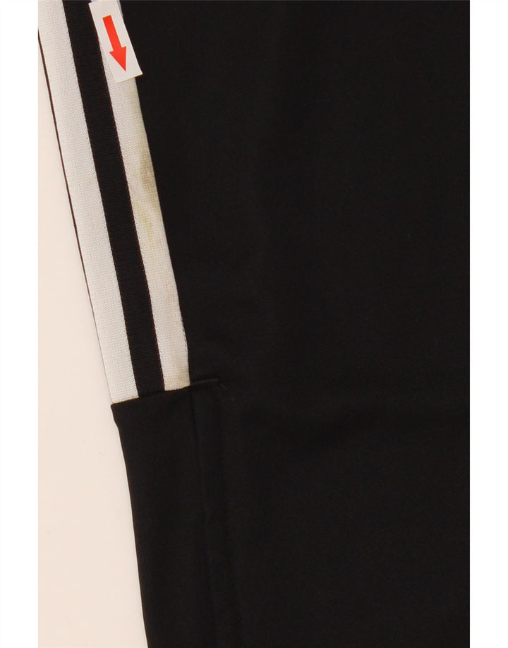 Pantaloni de trening Adidas baieti 11-12 ani poliester negru
