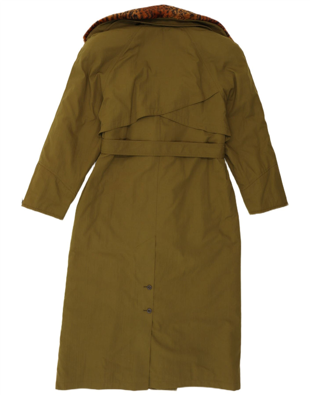 Palton dublu pentru femei Eskimo UK 12 Medium Green Poliester Classic