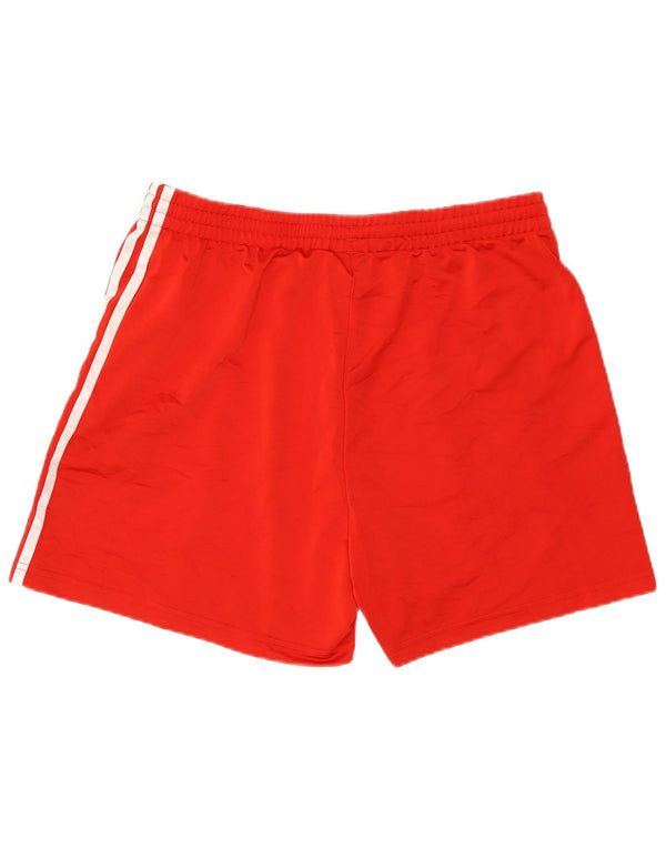 Pantaloni scurți sport Adidas pentru femei Marea Britanie 16/18 Poliester roșu mare