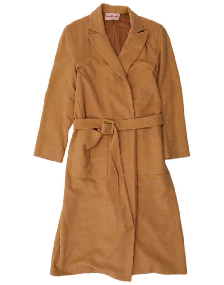 LAURA BIAGIOTTI Pardesiu Femei IT 46 Mare Lână Bej