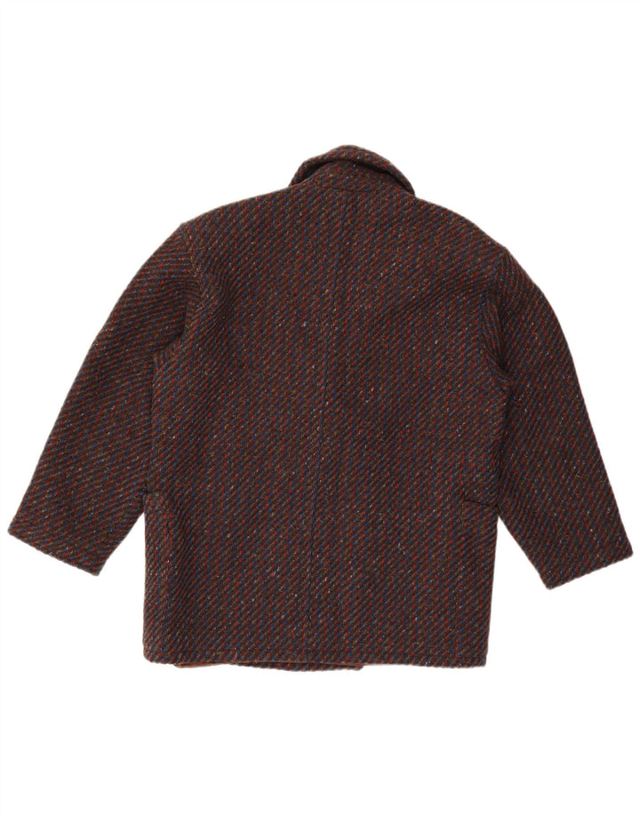 Pardesiu vintage pentru femei IT 44 Medium Multicolor Flecked