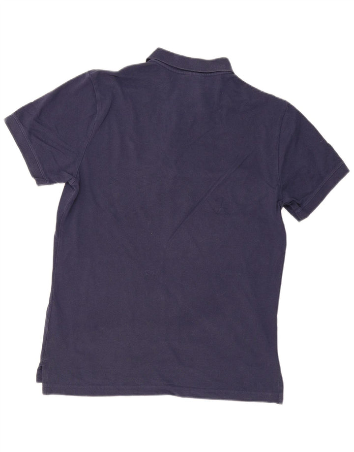 Tricou polo Nike pentru bărbați, bumbac, albastru bleumarin mediu