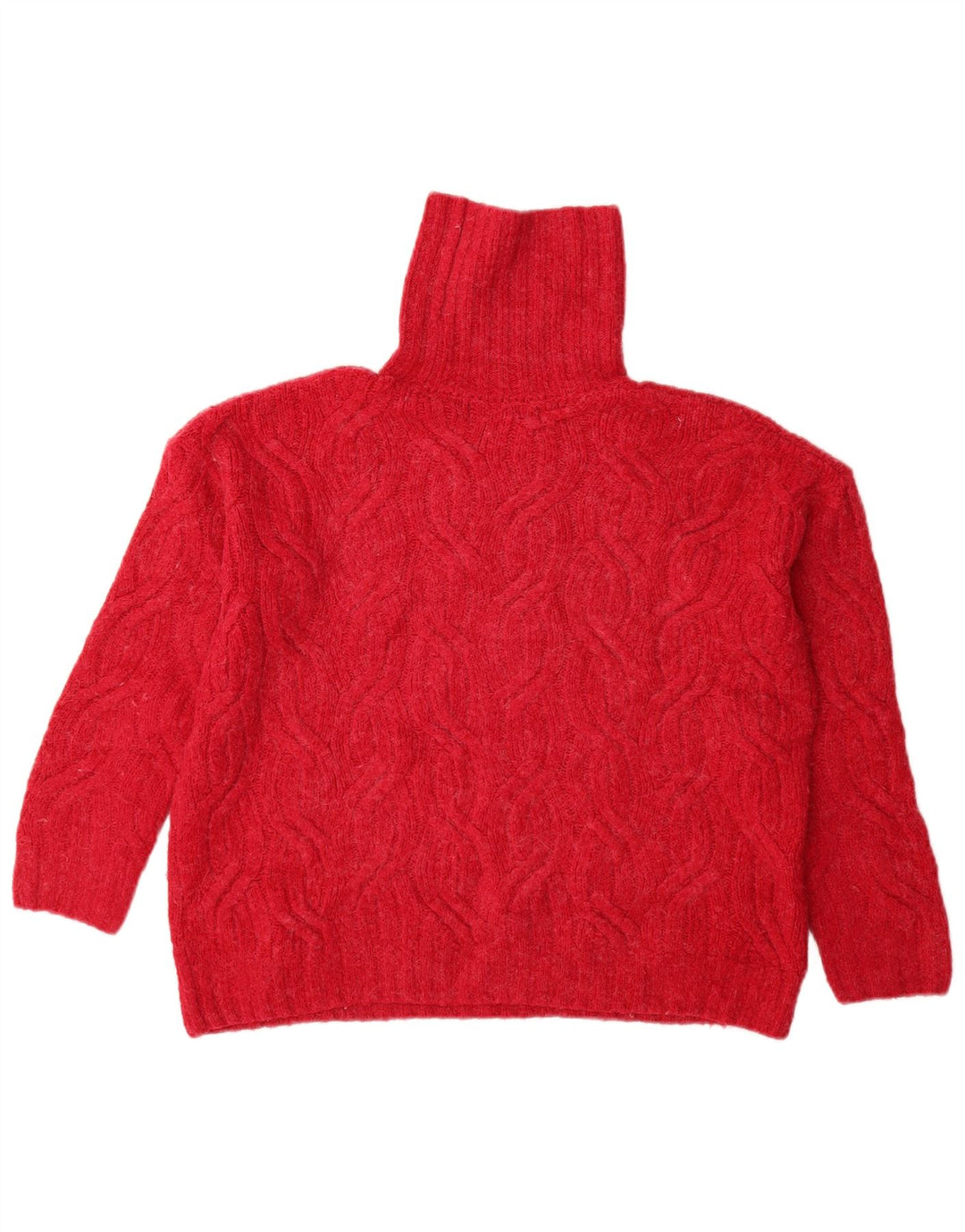 Marks & Spencer Pulover supradimensionat pentru femei cu gât rulat, UK 10 Mic, roz