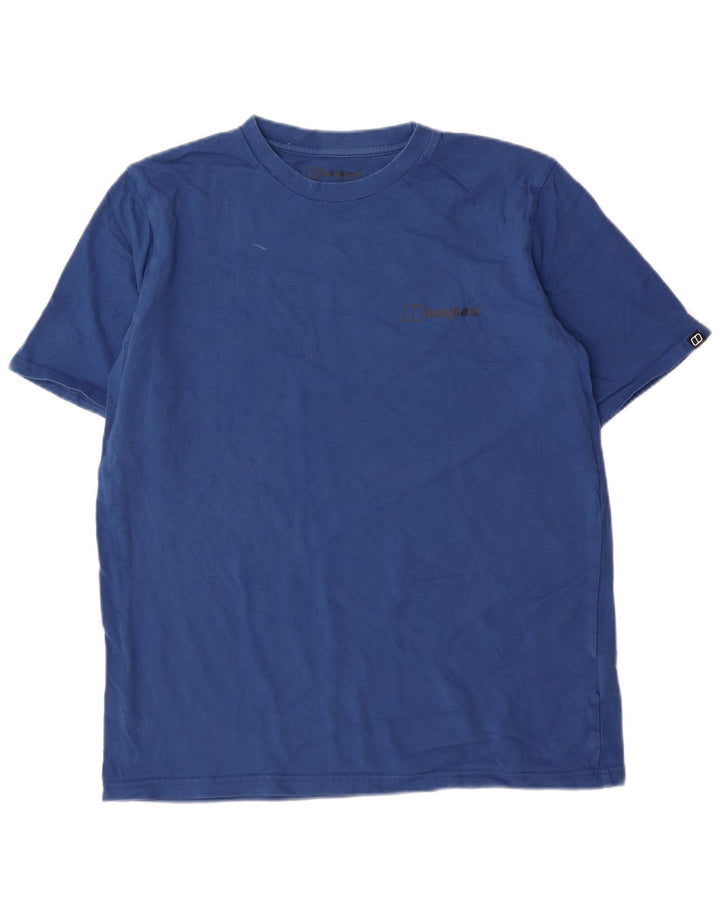 Tricou pentru bărbați Berghaus Top mare, albastru, bumbac