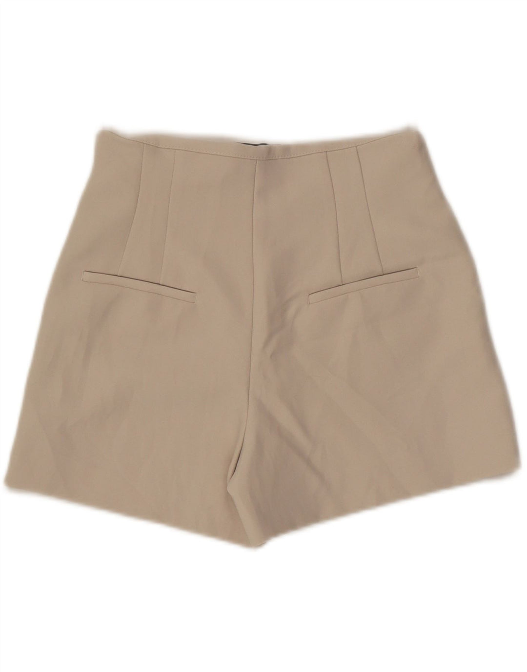 Pantaloni de damă Zara pegged Hot Pants Medium W28 Bej Poliester