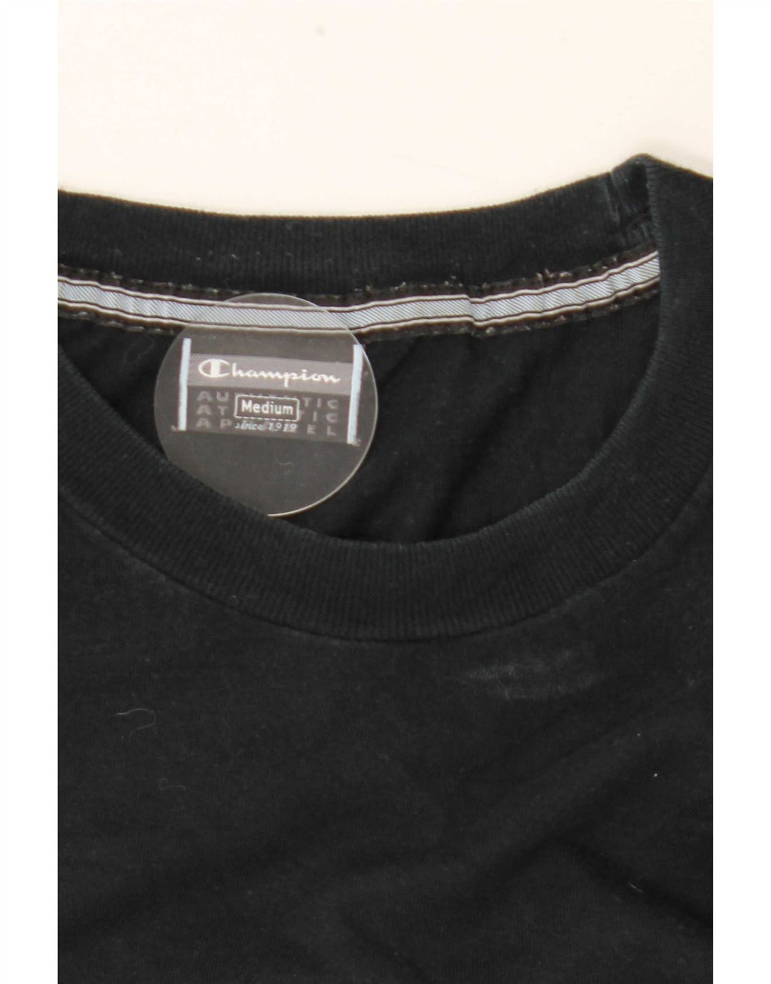 Tricou grafic pentru bărbați Champion Top Mediu Negru