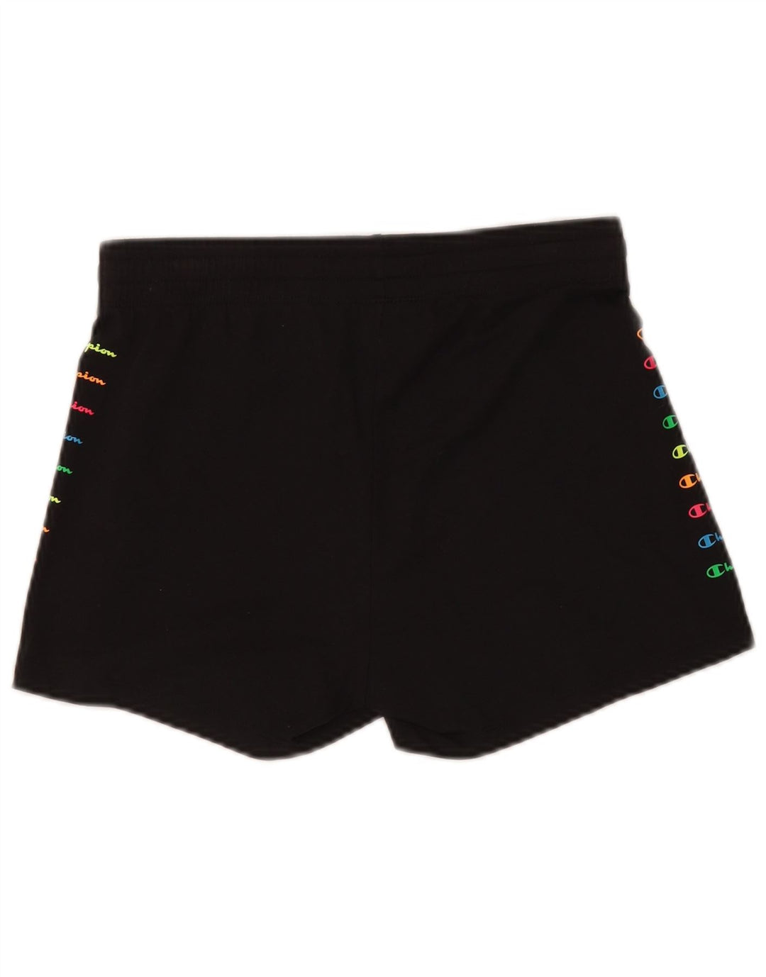 Pantaloni scurți sport grafic Champion pentru femei UK 12 Medium Black