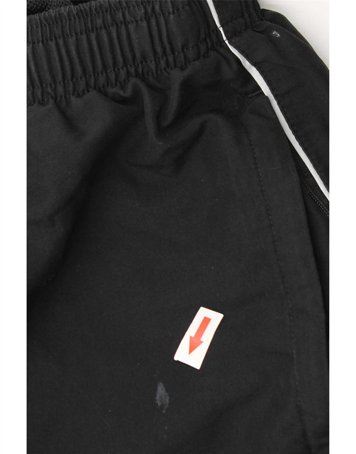 Pantaloni de trening Adidas pentru bărbați, negru mediu, poliester bloc de culoare