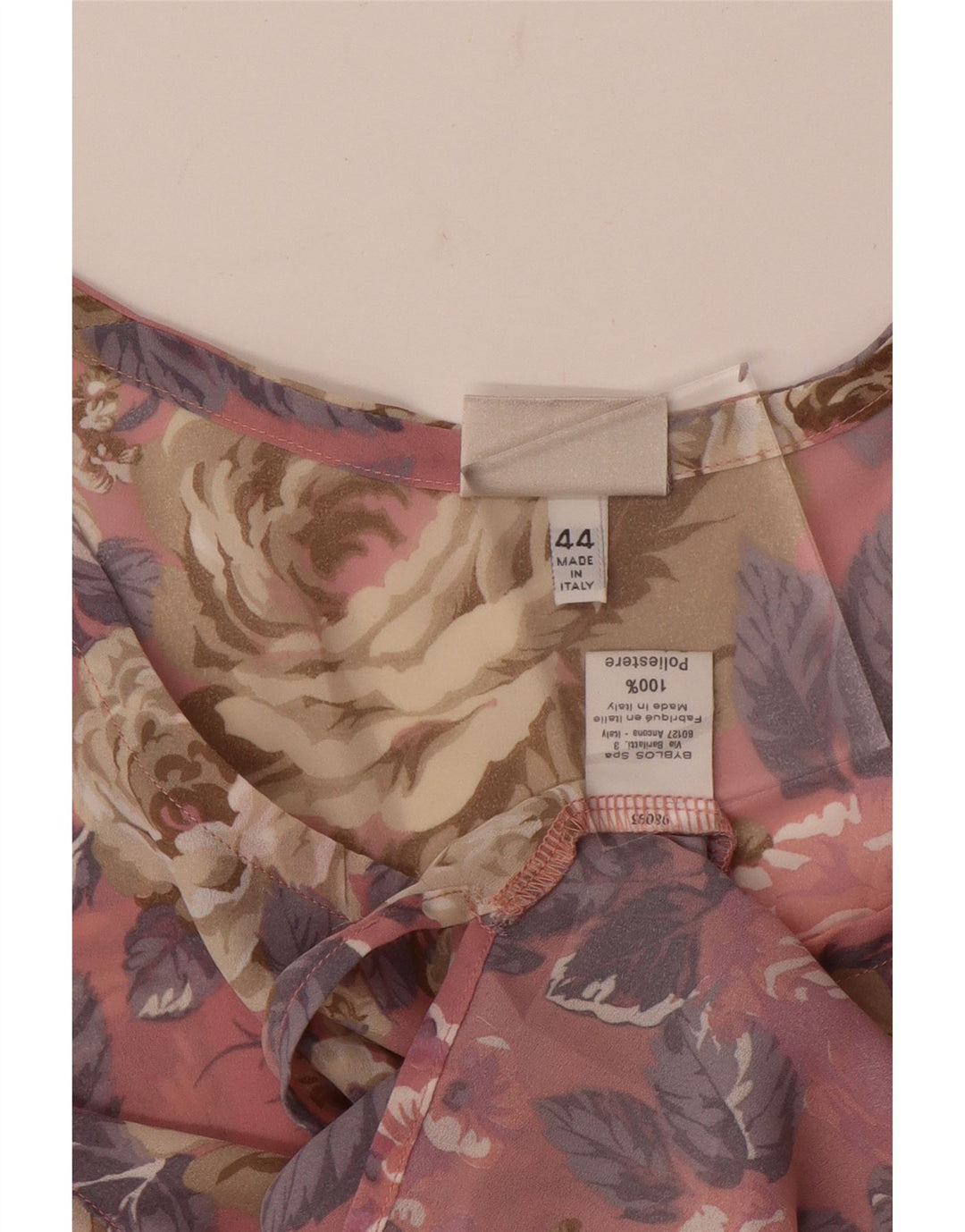 Bluză supradimensionată pentru femei Byblos Top IT 44 Poliester Floral Roz Mediu