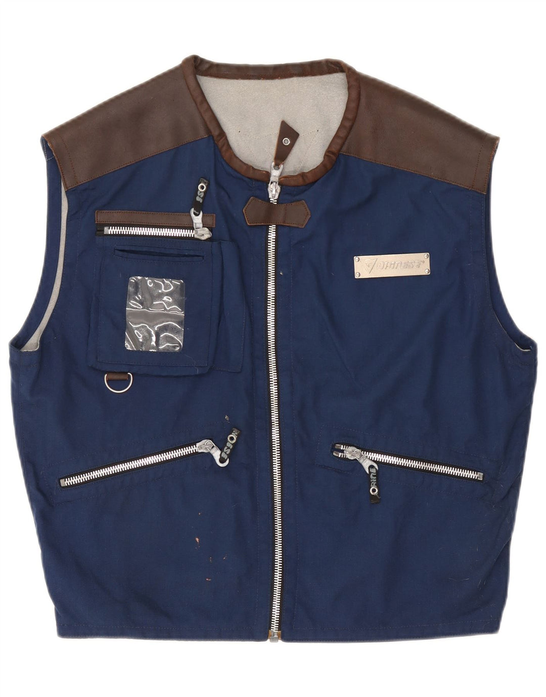 Gilet utilitar pentru bărbați Dainese UK 40, mare, albastru, color block