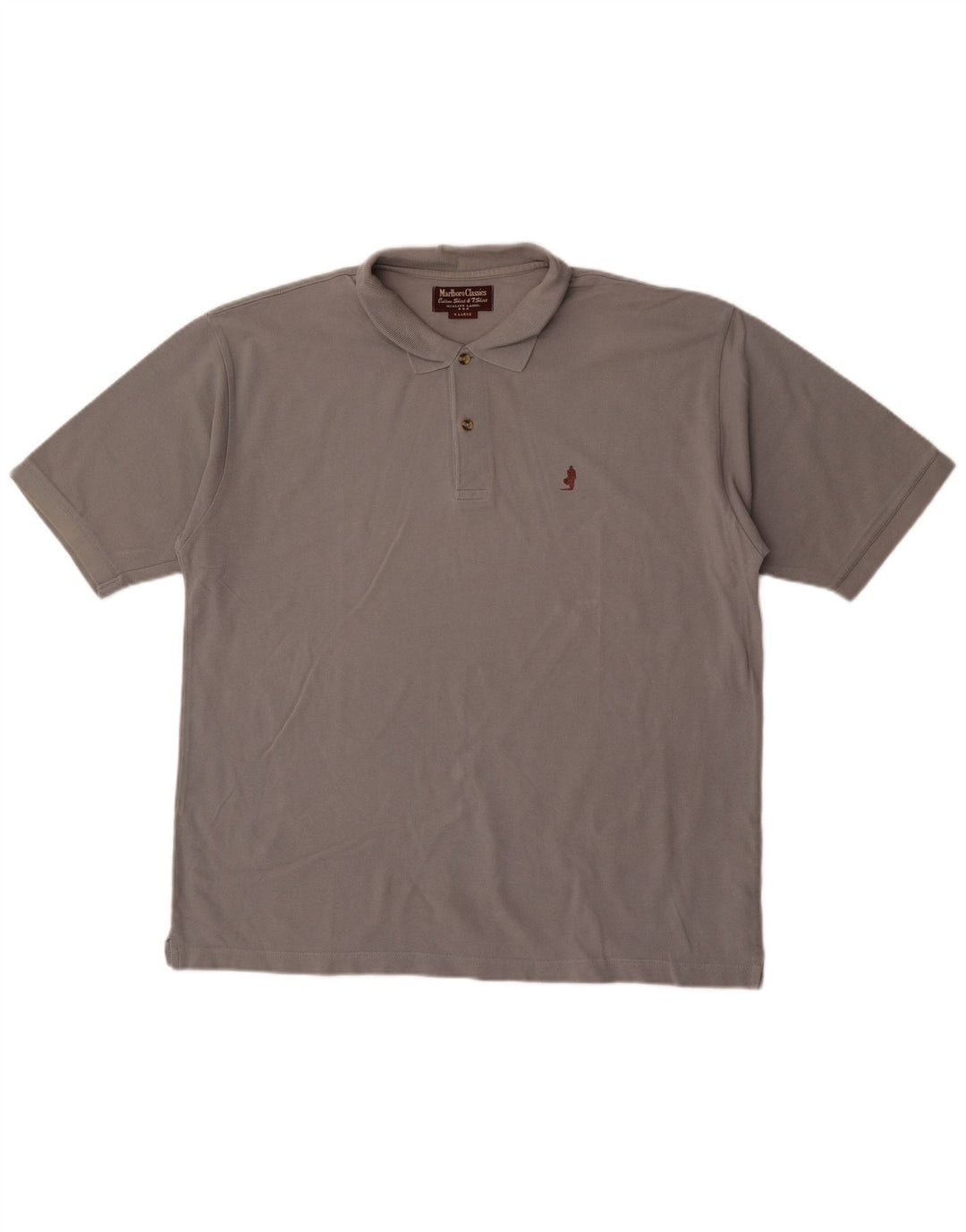 Tricou polo Marlboro Classics pentru bărbați XL, bumbac gri