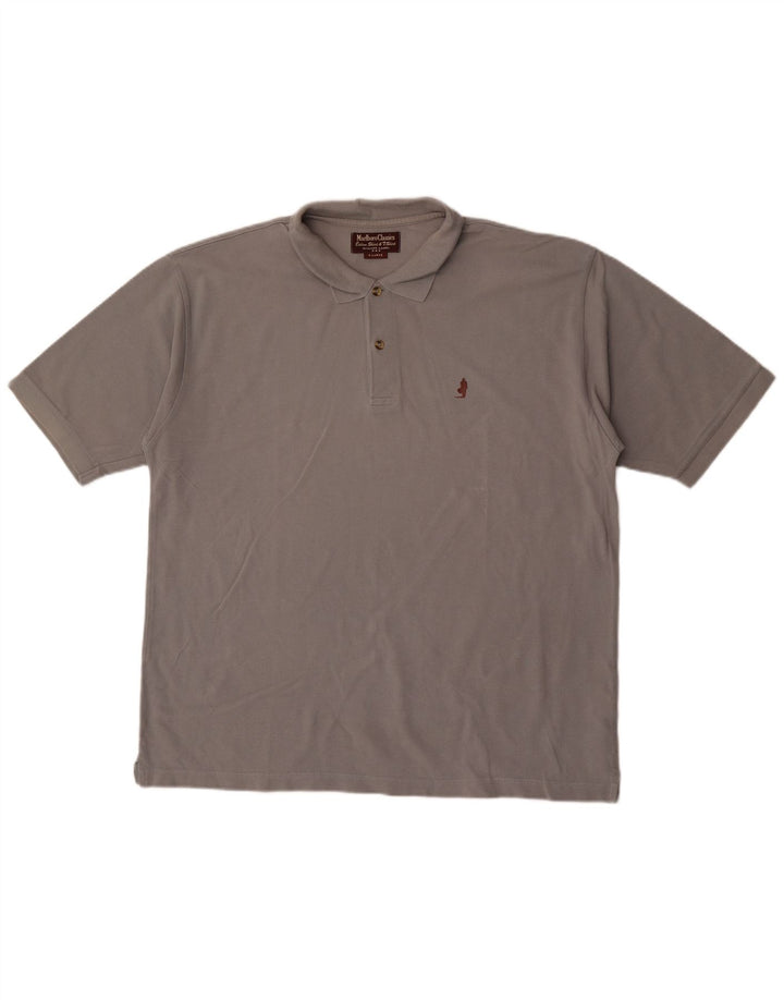 Tricou polo Marlboro Classics pentru bărbați XL, bumbac gri