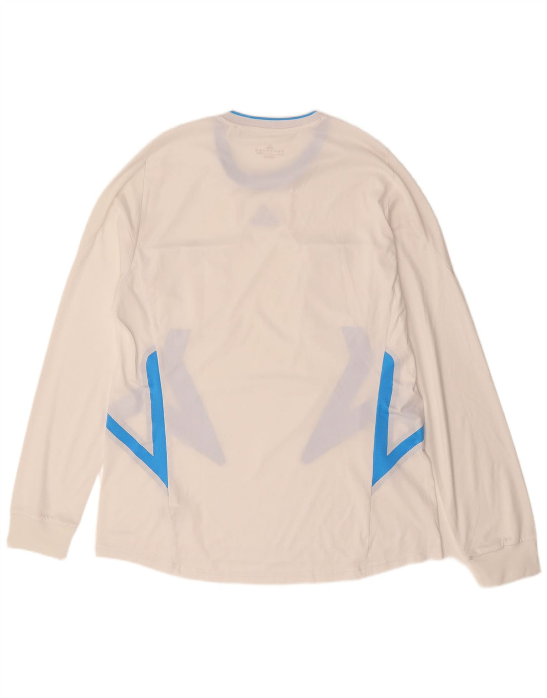 ADIDAS Climacool Top mânecă lungă XL, alb, poliester color bloc