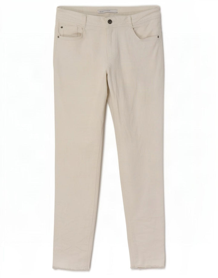 Blugi slim dama Zara EU 36 XS W27 L27 Alb