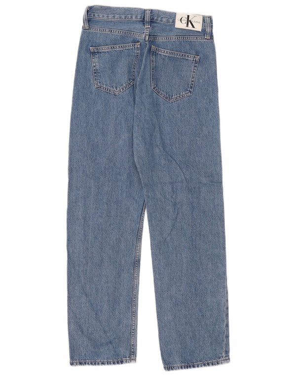 Blugi drepti pentru femei Calvin Klein W27 L28 Bumbac albastru