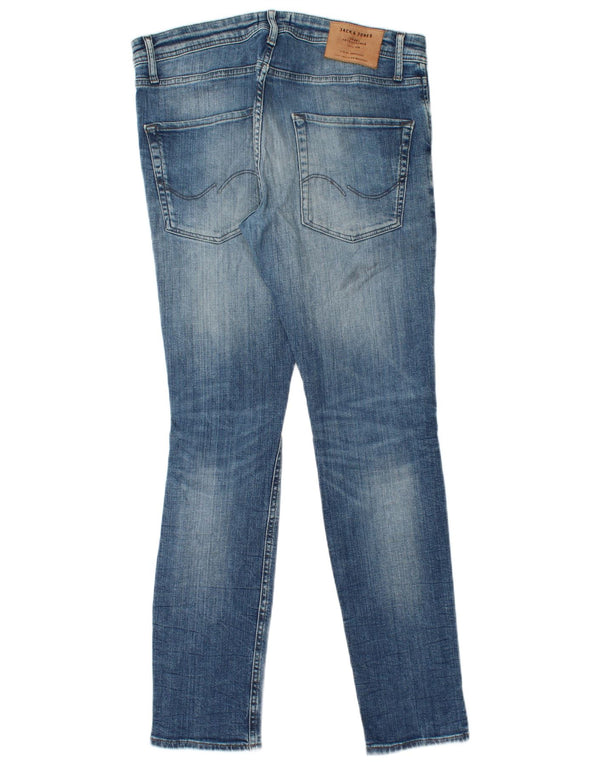 Blugi Jack & Jones GLENN Slim pentru bărbați W33 L32 albaștri