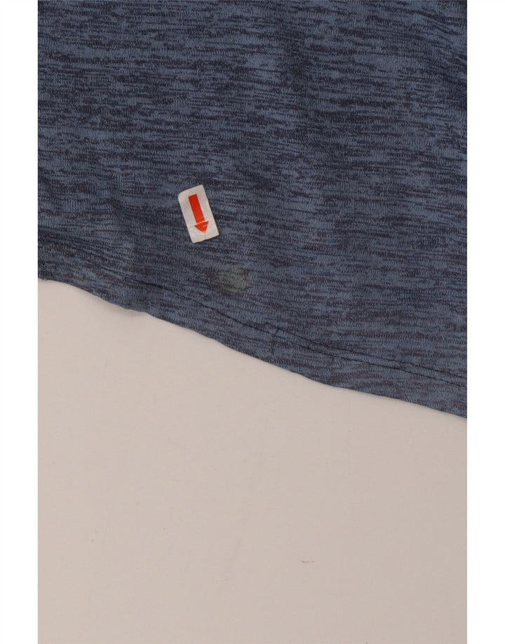 Tricou pentru bărbați NIKE Dri Fit Top XL, poliester cu pături albastre