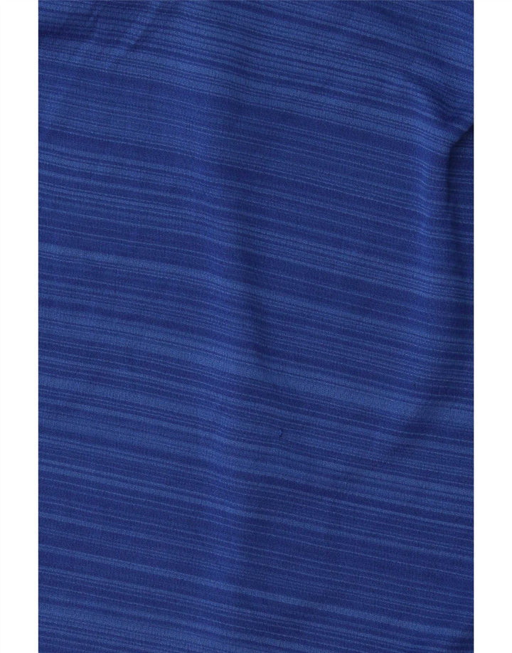 Tricou IsoCool pentru bărbați Mountain Warehouse, poliester mic cu dungi albastre