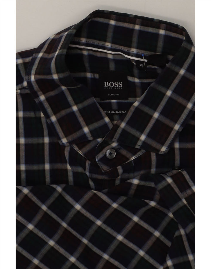 Cămașă pentru bărbați Hugo Boss Slim Fit XL, multicoloră