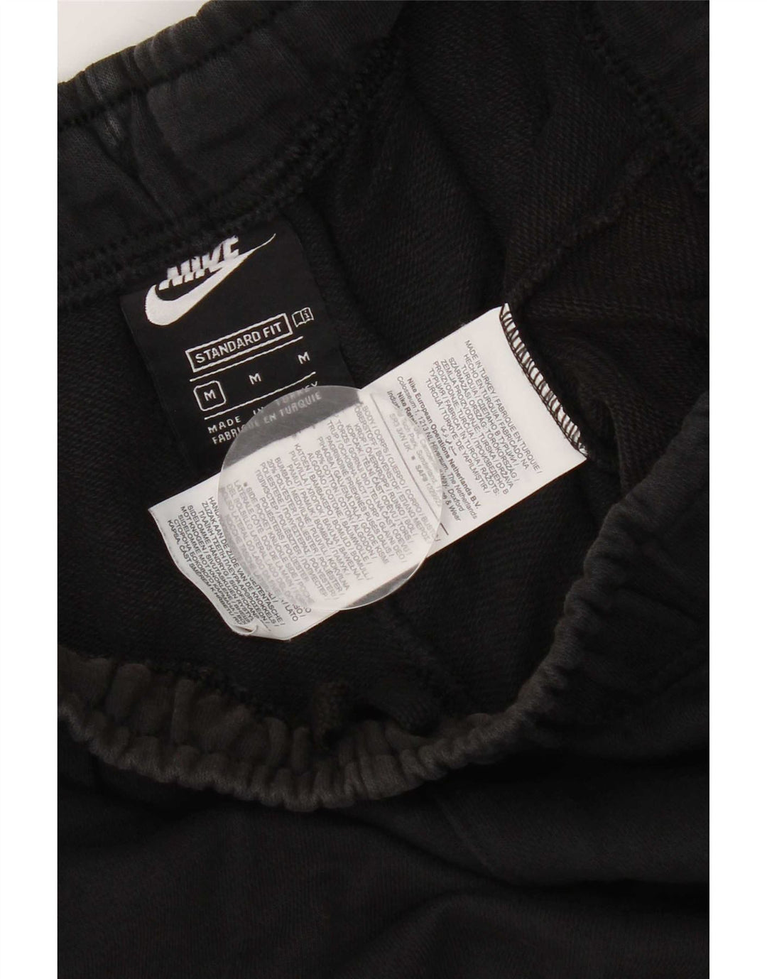 Pantaloni scurți sport pentru bărbați Nike Standard Fit, bumbac mediu negru
