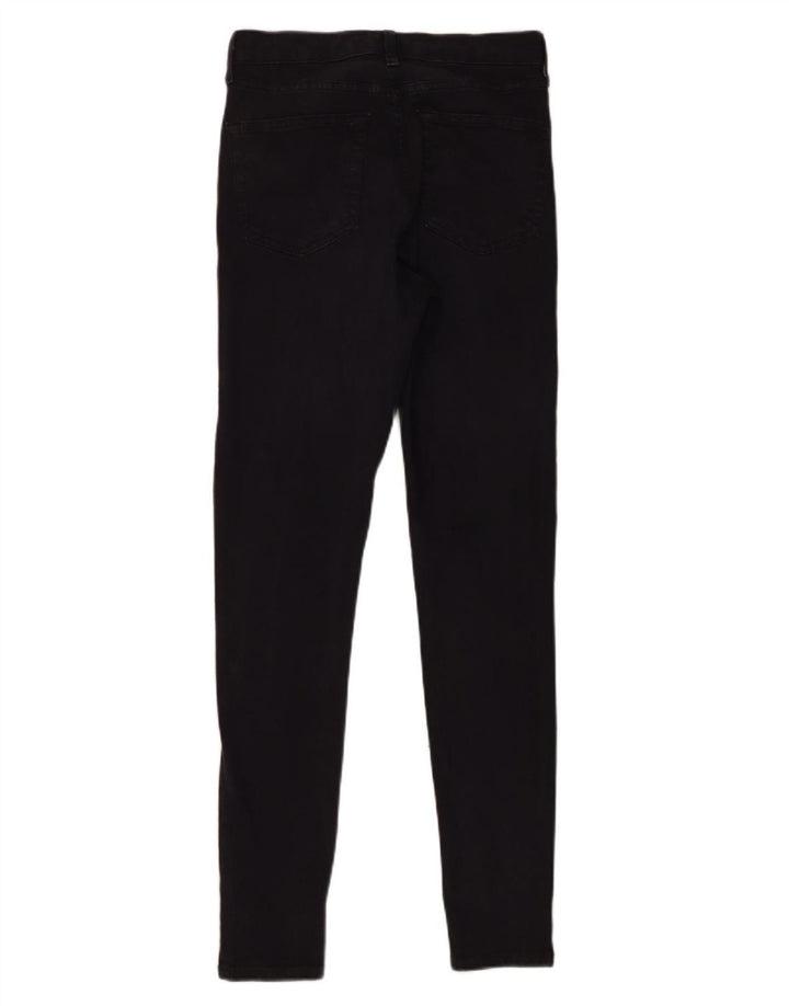 Topshop blugi skinny pentru femei W28 L29 poliester negru