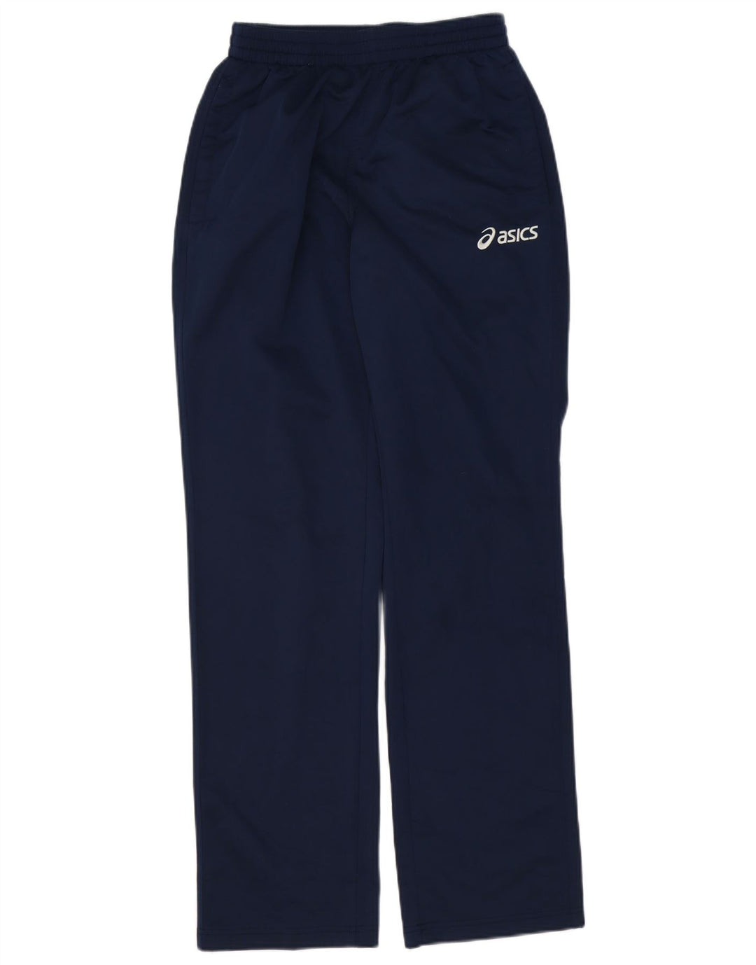 Pantaloni de trening Asics pentru bărbați, poliester mediu bleumarin