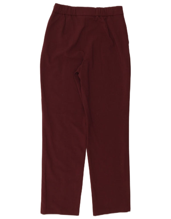 Pantaloni casual drepti pentru femei Marks & Spencer UK 8 Small W28 L28 Maro