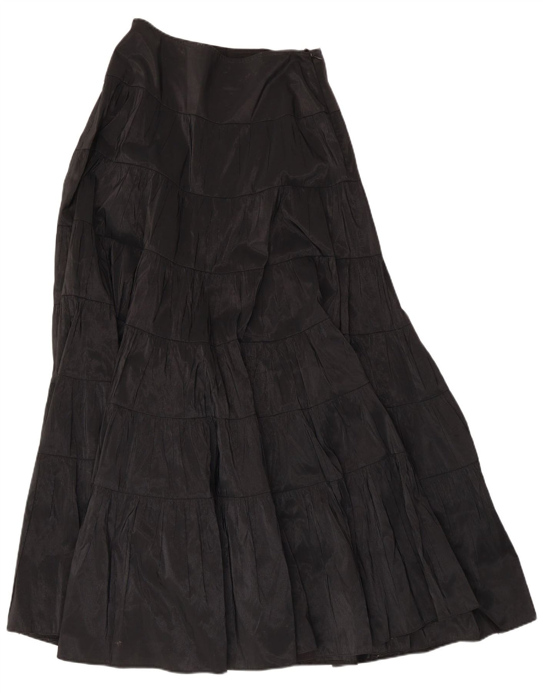 Fusta Murek pentru femei cu talie înaltă Maxi cu etaje W30 Medium Negru
