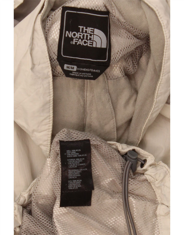 Jachetă de ploaie cu glugă The North Face pentru femei UK 14 Medium din nailon alb