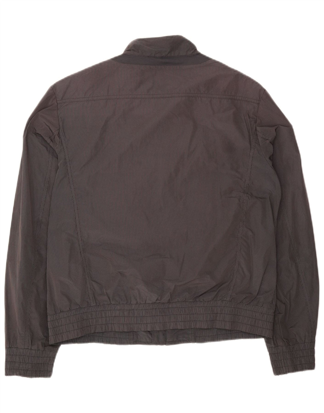 Jachetă bomber pentru bărbați Geox Respira UK 40, mare, gri, poliester cu dungi