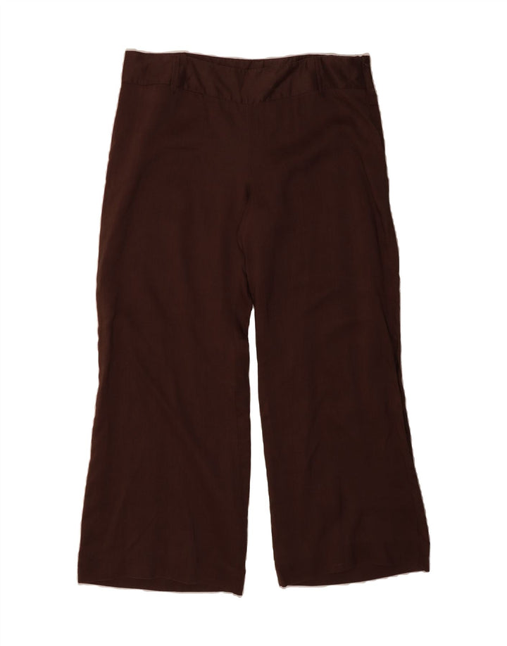 MOSSIMO Womens Bootcut Suit Trousers US 18 2XL W40 L33 Brown Ramie Vintage Mossimo and Second-Hand Mossimo from Messina Hembry 