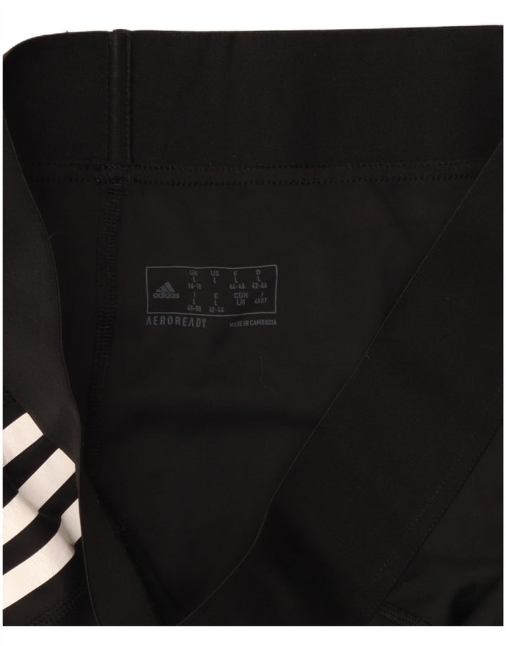 Leggings Aeroready pentru femei Adidas Marea Britanie 16/18 Lung Negru