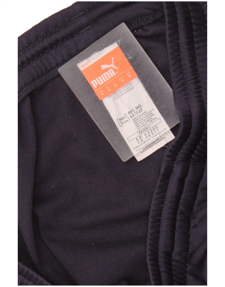 Pantaloni de trening Puma pentru bărbați, poliester mediu bleumarin